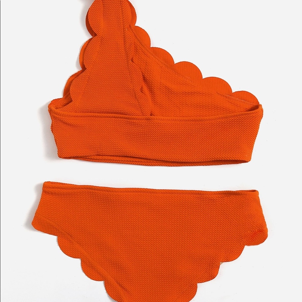 Scalloped Trim Swimsuit (never worn)